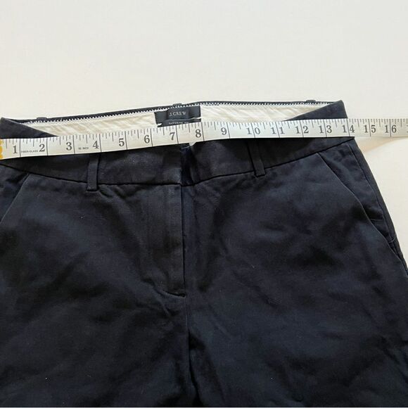 J. Crew Favorite Fit Women Black Trouser Pants Straight Leg Size 0 A1209 - Picture 5 of 9